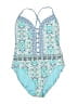 Unbranded Paisley Blue One Piece Swimsuit Size M (estimated) - photo 1