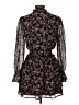 Missguided 100% Polyester Floral Black Casual Dress Size 6 - photo 2