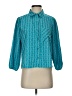Adrienne Vittadini Teal 3/4 Sleeve Blouse Size S - photo 1