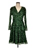MARCHESA notte Animal Print Green Cocktail Dress Size 6 - photo 1