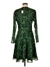 MARCHESA notte Animal Print Green Cocktail Dress Size 6 - photo 2