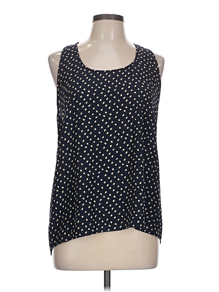 Pre-owned Passport Tank Top Blue Halter Neckline Tops