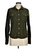 Forever 21 Green Long Sleeve Button-Down Shirt Size M - photo 1