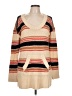 Tory Burch Stripes Tan Pullover Sweater Size L - photo 1