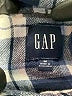 Gap Plaid Blue Long Sleeve Button-Down Shirt Size M - photo 7