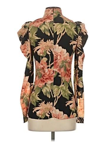 Zimmermann Long Sleeve Silk Top (view 2)