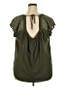 Torrid Green Short Sleeve Blouse Size 2X Plus (2) - photo 2