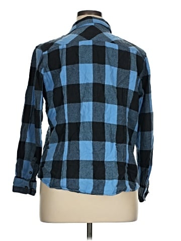 Blue Mountain Long Sleeve Button-Down Shirt (view 2)