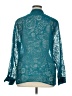 Chico's Paisley Teal Long Sleeve Blouse Size XL (3) - photo 2