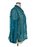 Chico's Paisley Teal Long Sleeve Blouse Size XL (3) - photo 4