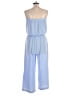 Bishop + Young Color Block Blue Jumpsuit Size L - photo 2
