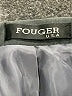 Fouger 100% Polyester Gray Blazer Size 2 - photo 3