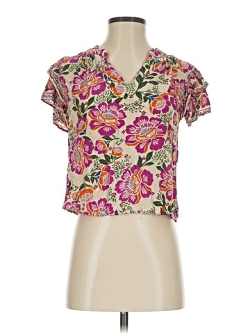 Nicole Miller Artelier Short Sleeve Blouse (view 1)