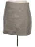 MNG 100% Polyester Houndstooth Gray Formal Skirt Size M - photo 1
