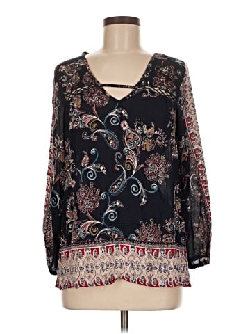 Nostalgia Long Sleeve Blouse (view 1)