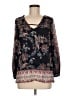 Nostalgia Black Long Sleeve Blouse Size M - photo 1