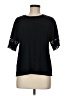 CeCe Black Short Sleeve Top Size M - photo 1