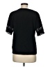 CeCe Black Short Sleeve Top Size M - photo 2