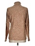 Lands' End Animal Print Brown Turtleneck Sweater Size L - photo 2