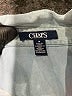 Chaps 100% Lyocell Blue Short Sleeve Button-Down Shirt Size M - photo 7