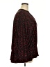 The Limited Animal Print Black Long Sleeve Blouse Size 2X - photo 4