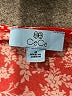 CeCe Floral Red 3/4 Sleeve Blouse Size M - photo 7