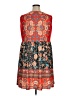 Unbranded Paisley Orange Red Casual Dress Size XL - photo 2