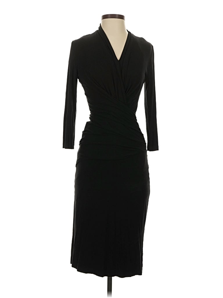 Pre-owned Mm. Lafleur Cocktail Dress In Black