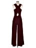 She + Sky Solid Burgundy Jumpsuit Size M - photo 2