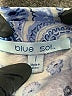 Blue Sol Paisley Blue 3/4 Sleeve Blouse Size L - photo 7