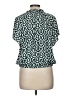 Assorted Brands Green Short Sleeve Blouse Size M (estimated) - photo 2
