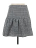 Lulus Checkered-gingham Gray Casual Skirt Size S - photo 1