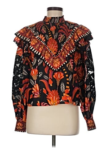 FARM Rio Long Sleeve Blouse (view 1)