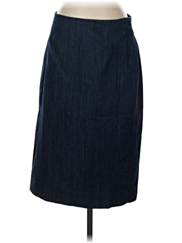 White House Black Market Denim Skirt (view 1)