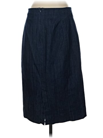 White House Black Market Denim Skirt (view 2)