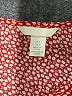 H&M 100% Viscose Red Short Sleeve Blouse Size 2 - photo 7
