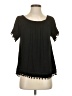 Bluivy Black Short Sleeve Blouse Size S - photo 1