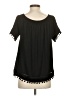 Bluivy Black Short Sleeve Blouse Size S - photo 2