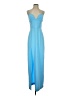 Amanda Uprichard 100% Polyester Color Block Blue Cocktail Dress Size S - photo 1