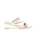 Stuart Weitzman 100% Leather Ivory Gold Sandals Size 7 1/2 - photo 1