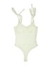 Forever 21 Green White Bodysuit Size S - photo 1