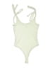 Forever 21 Green White Bodysuit Size S - photo 2
