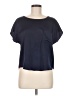 State of Day 100% Polyester Blue Short Sleeve Top Size M - photo 1