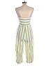 Amanda Uprichard Stripes Yellow Jumpsuit Size L - photo 2
