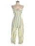 Amanda Uprichard Stripes Yellow Jumpsuit Size L - photo 1
