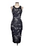 Cherish Graphic Gray Cocktail Dress Size L - photo 1