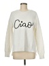 Indigo Thread Co. Graphic White Pullover Sweater Size M - photo 1