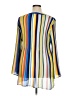 Melissa Paige 100% Polyester Stripes Blue 3/4 Sleeve Blouse Size 1X - photo 2