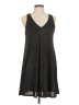 Everly Metallic Gray Casual Dress Size M - photo 1