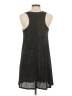 Everly Metallic Gray Casual Dress Size M - photo 2